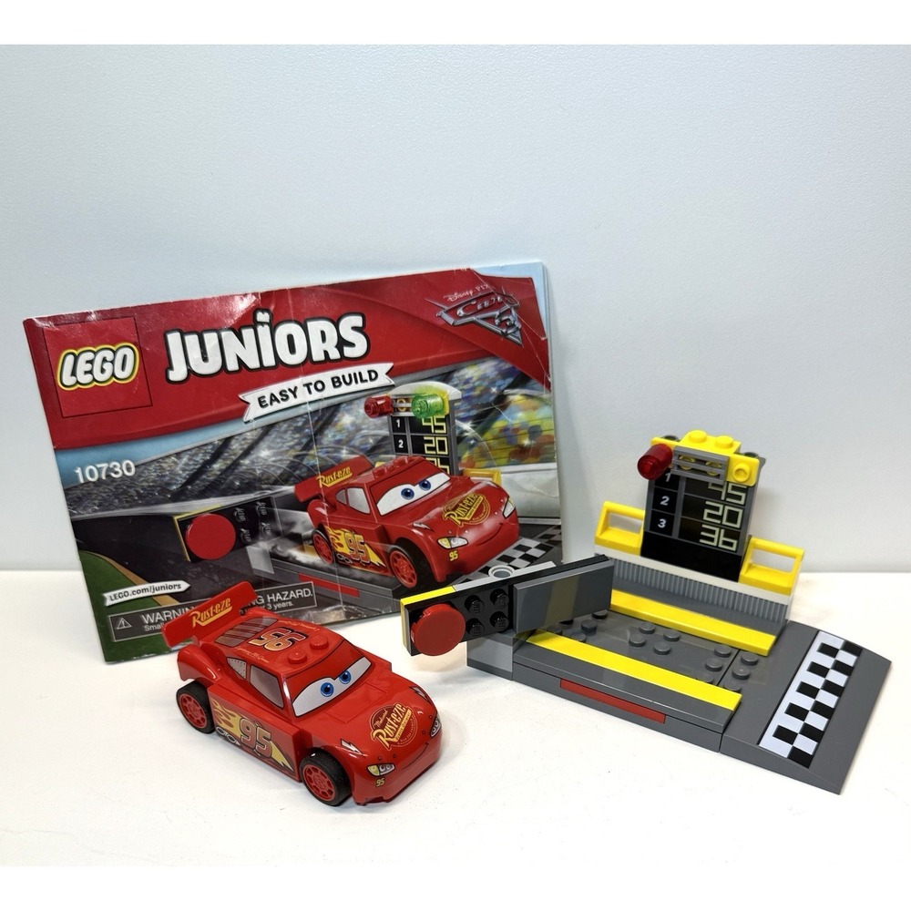 LEGO 10730 Juniors: Lightning McQueen Speed Launcher Incomplete w/ Manual